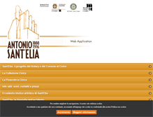 Tablet Screenshot of antoniosantelia.org